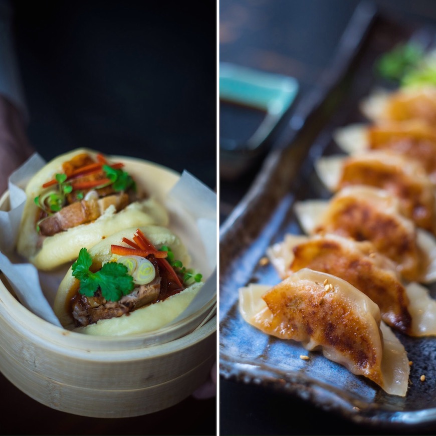 steamed buns, gyoza